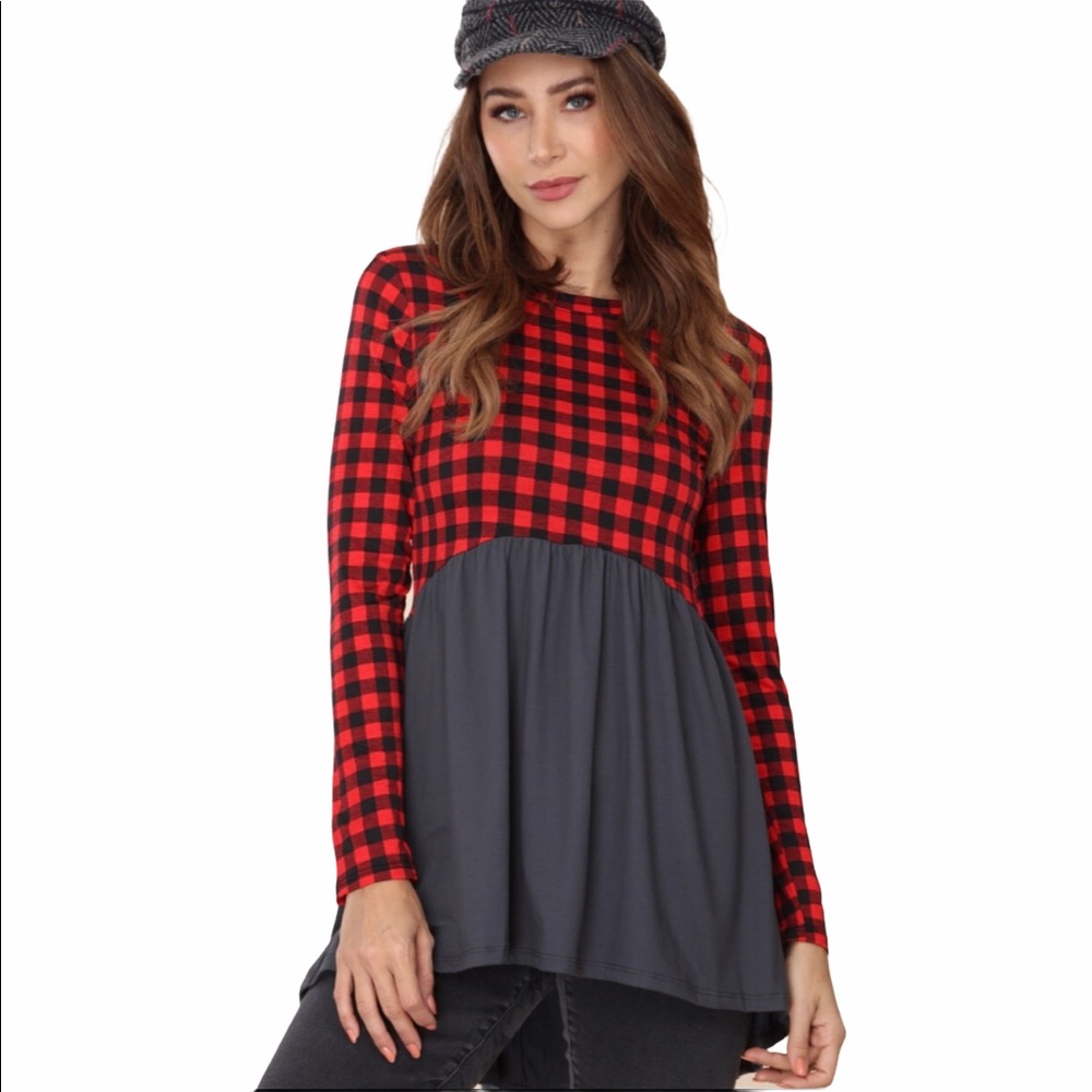 Checkered Tunic - Picture 2 of 2